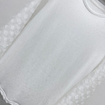 Jacquard stitching long sleeves