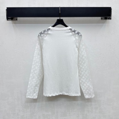 Jacquard stitching long sleeves