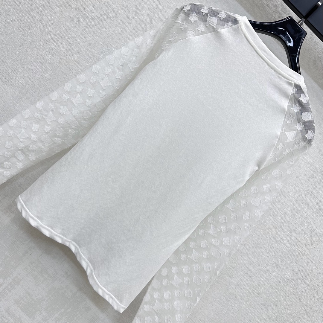 Jacquard stitching long sleeves