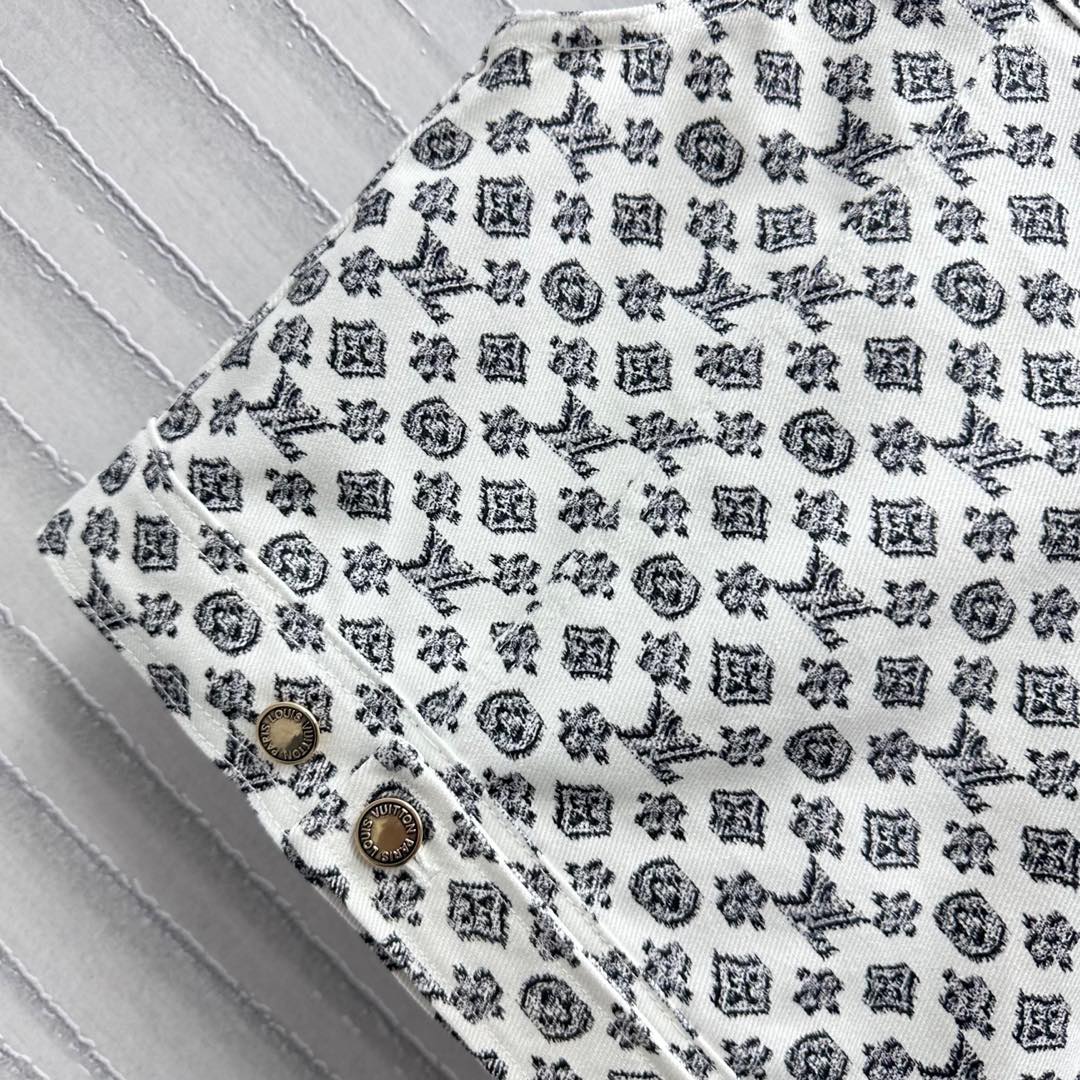 Printed Cropped Vest