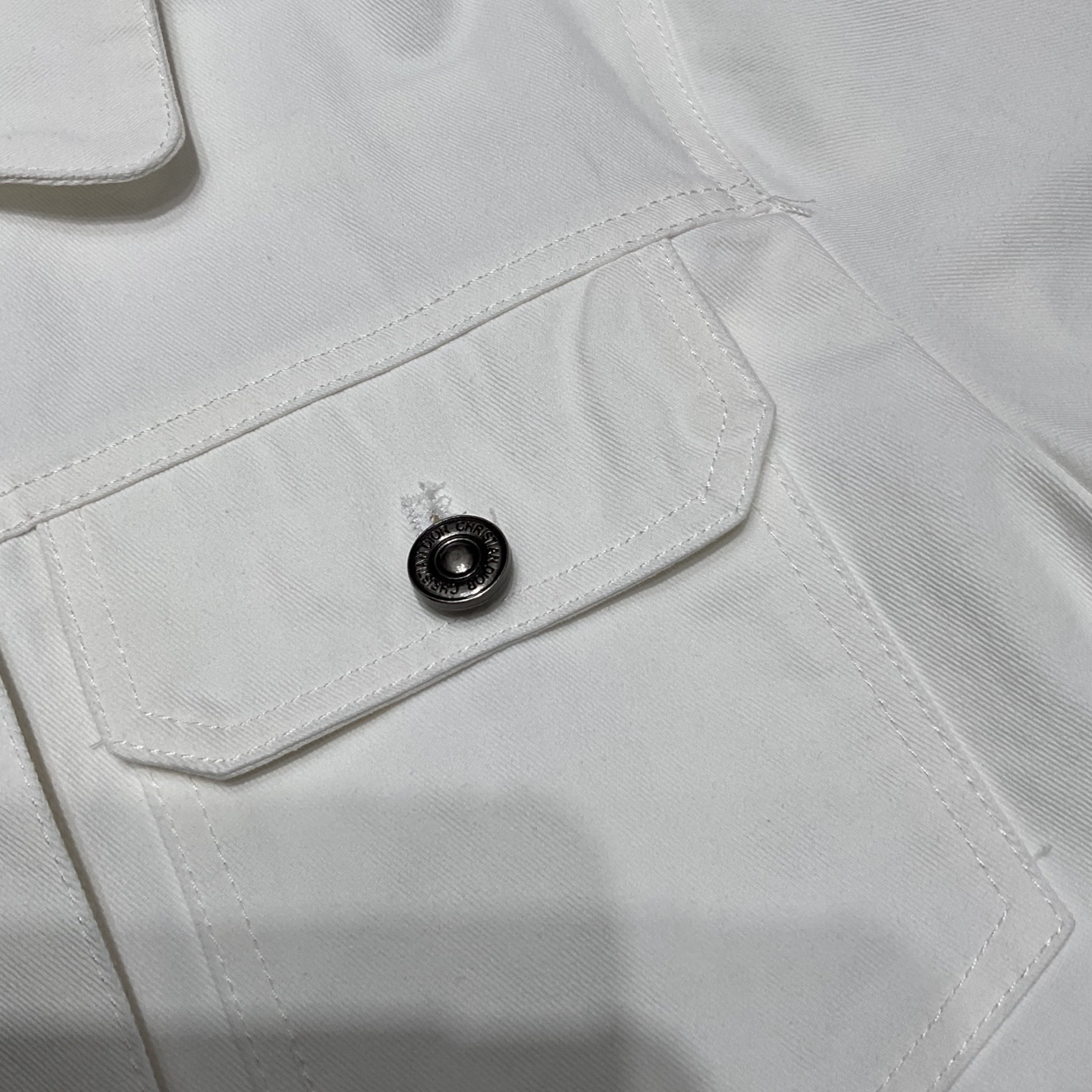 Denim jacket and shorts set