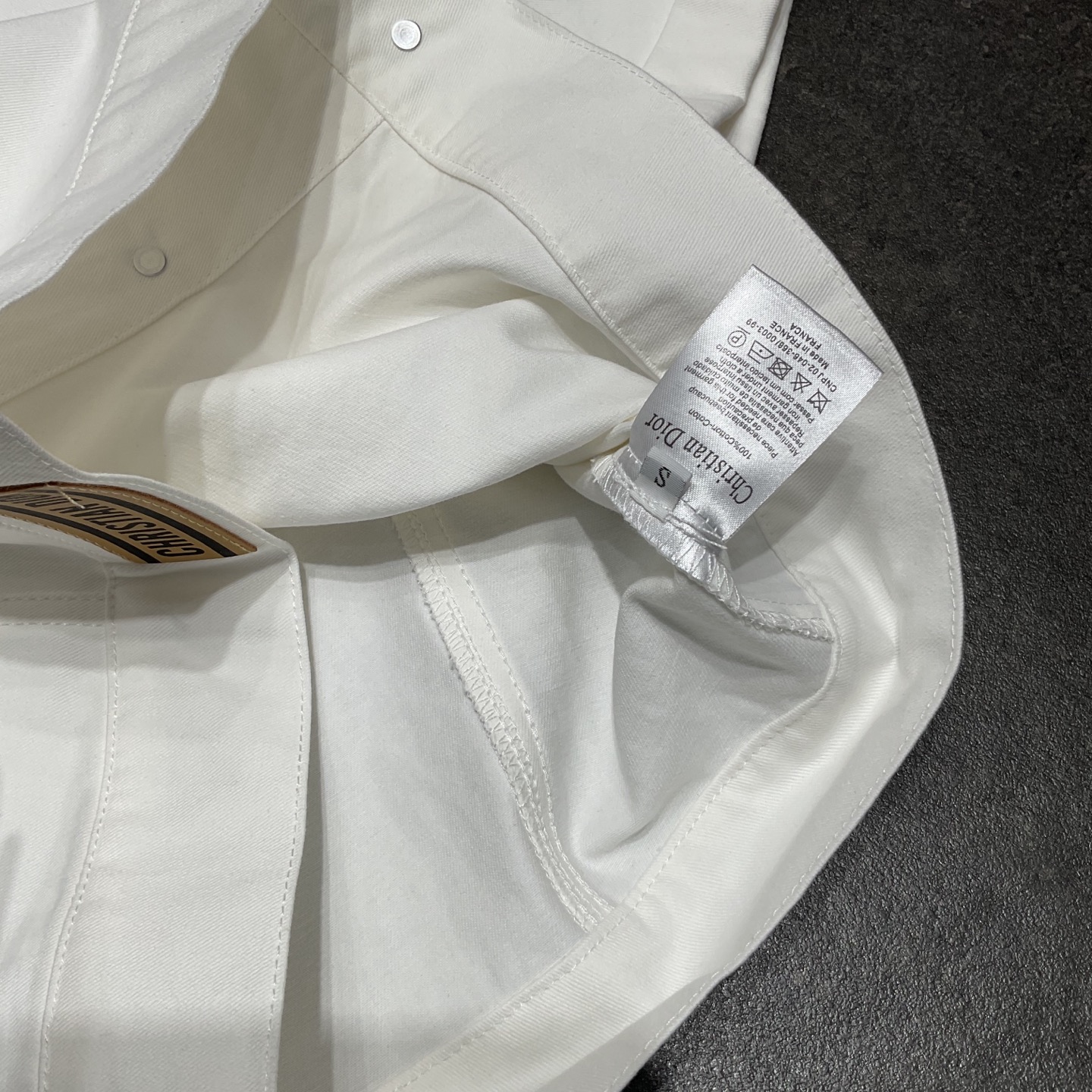 Denim jacket and shorts set