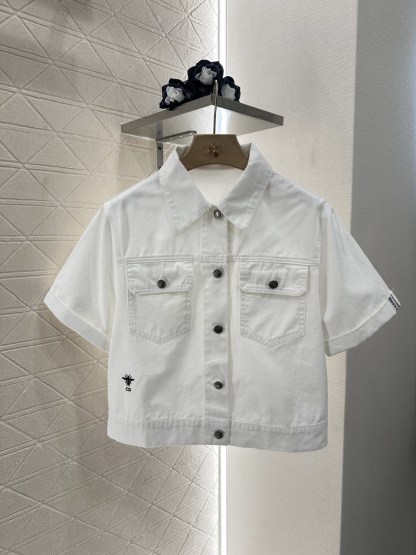 Denim jacket and shorts set