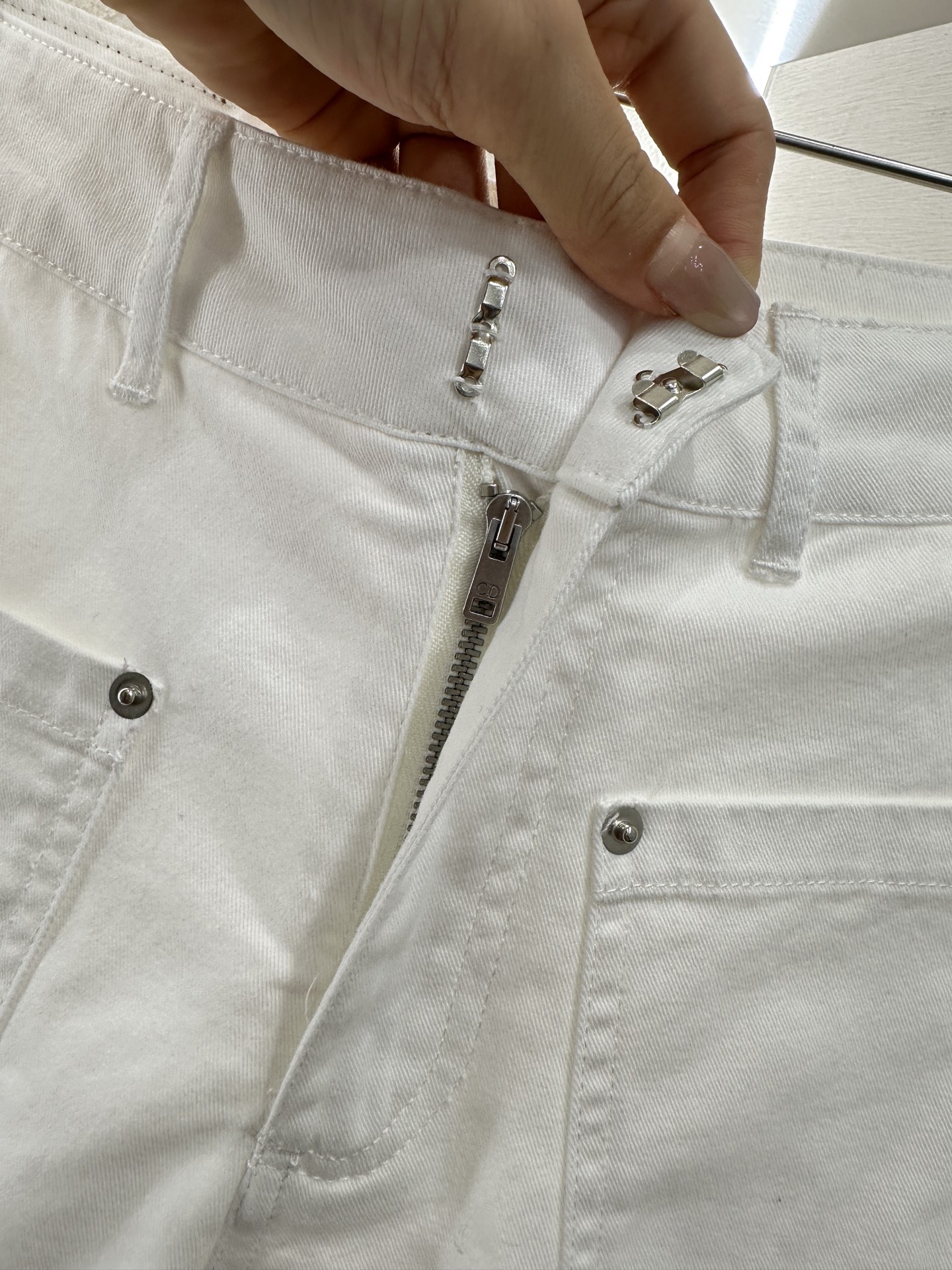 Denim jacket and shorts set