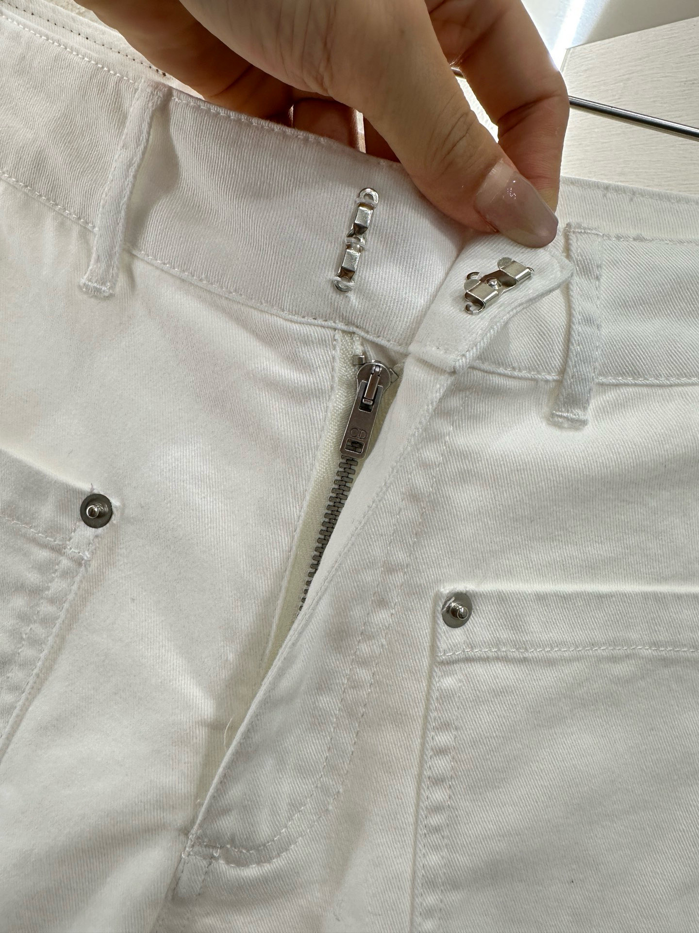 Denim jacket and shorts set