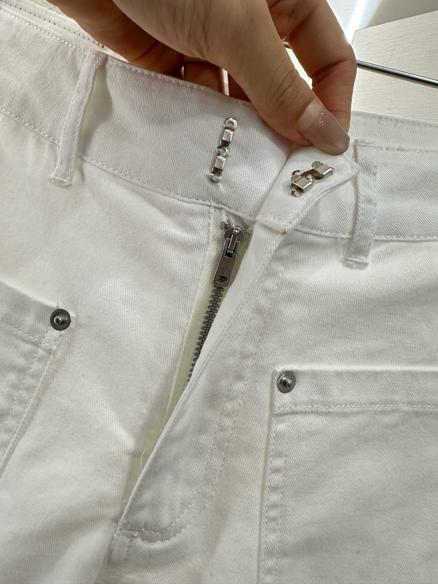 Denim jacket and shorts set