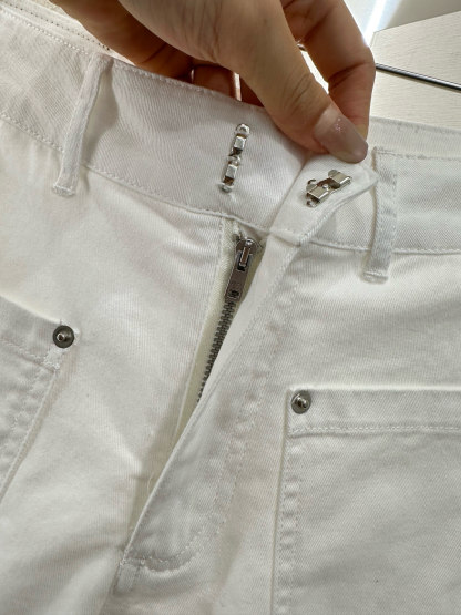 Denim jacket and shorts set