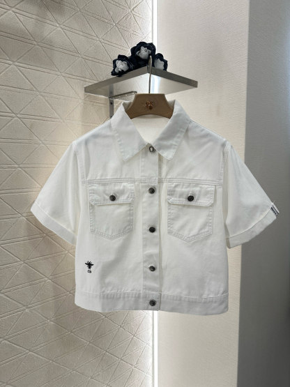 Denim jacket and shorts set