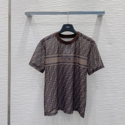 Transparent letter short sleeves