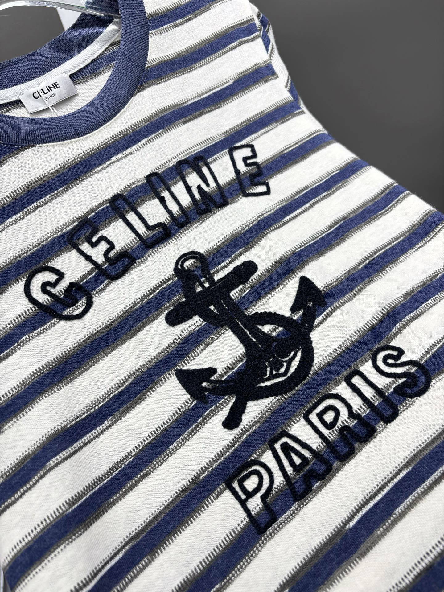 3D hook jacquard T-shirt