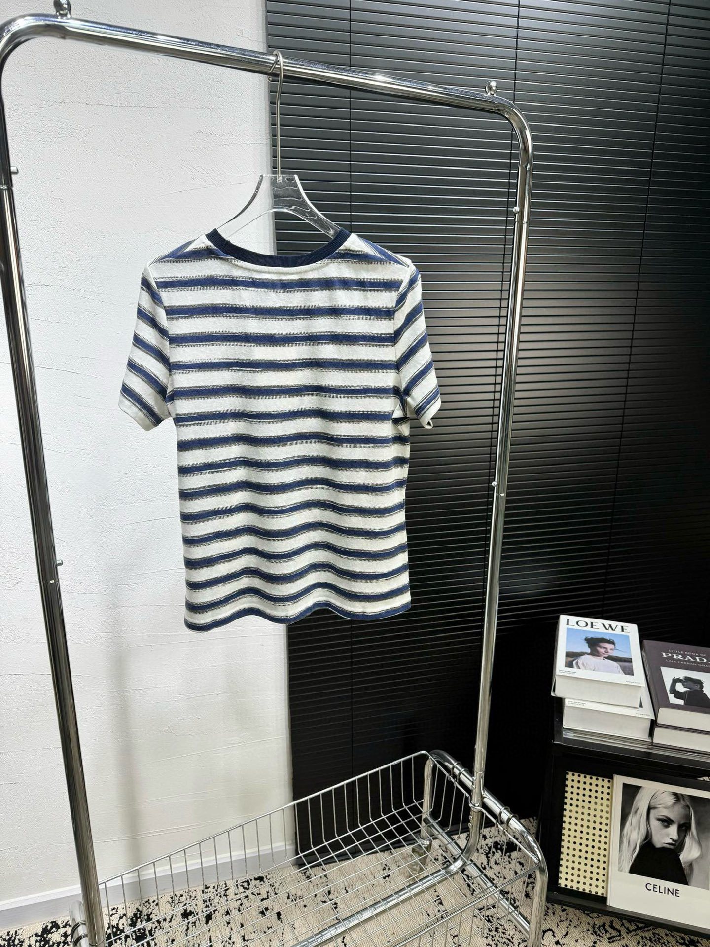 3D hook jacquard T-shirt