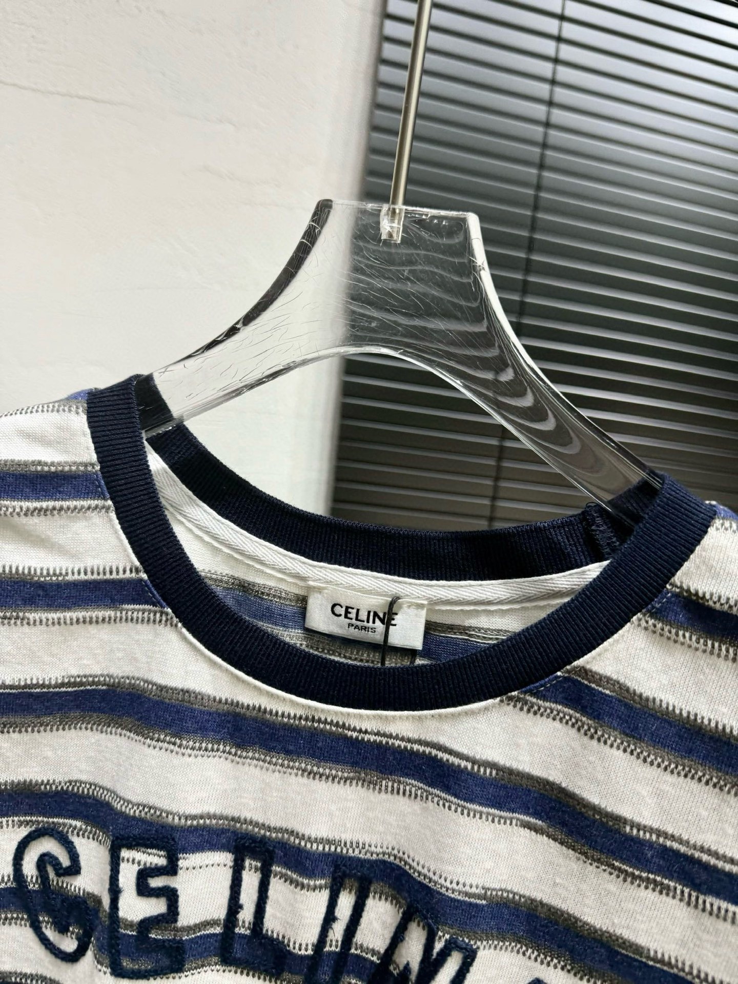 3D hook jacquard T-shirt