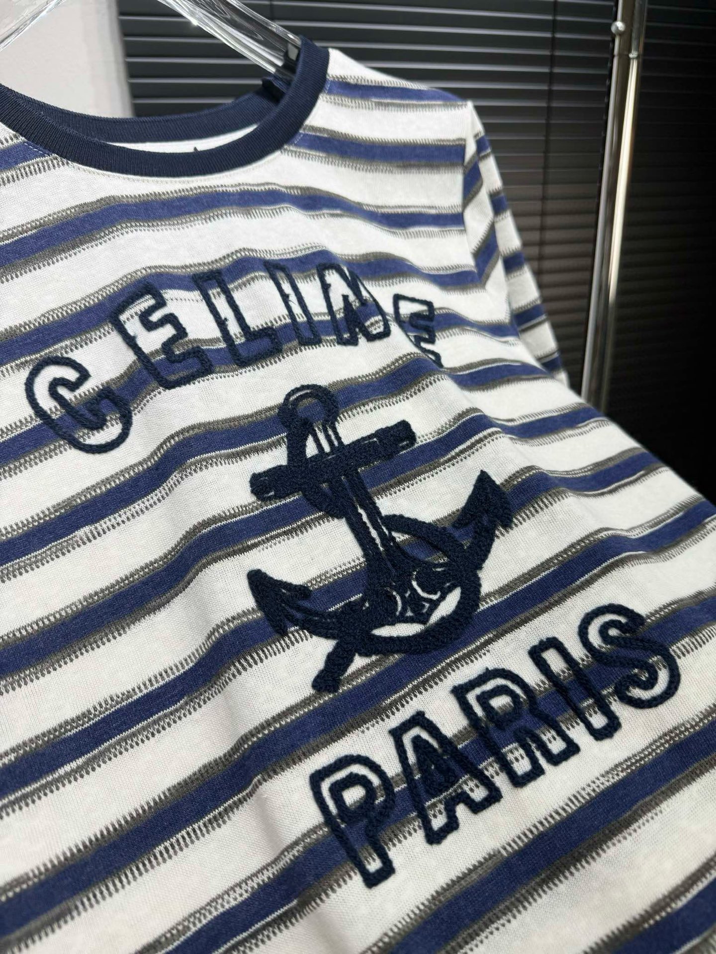 3D hook jacquard T-shirt