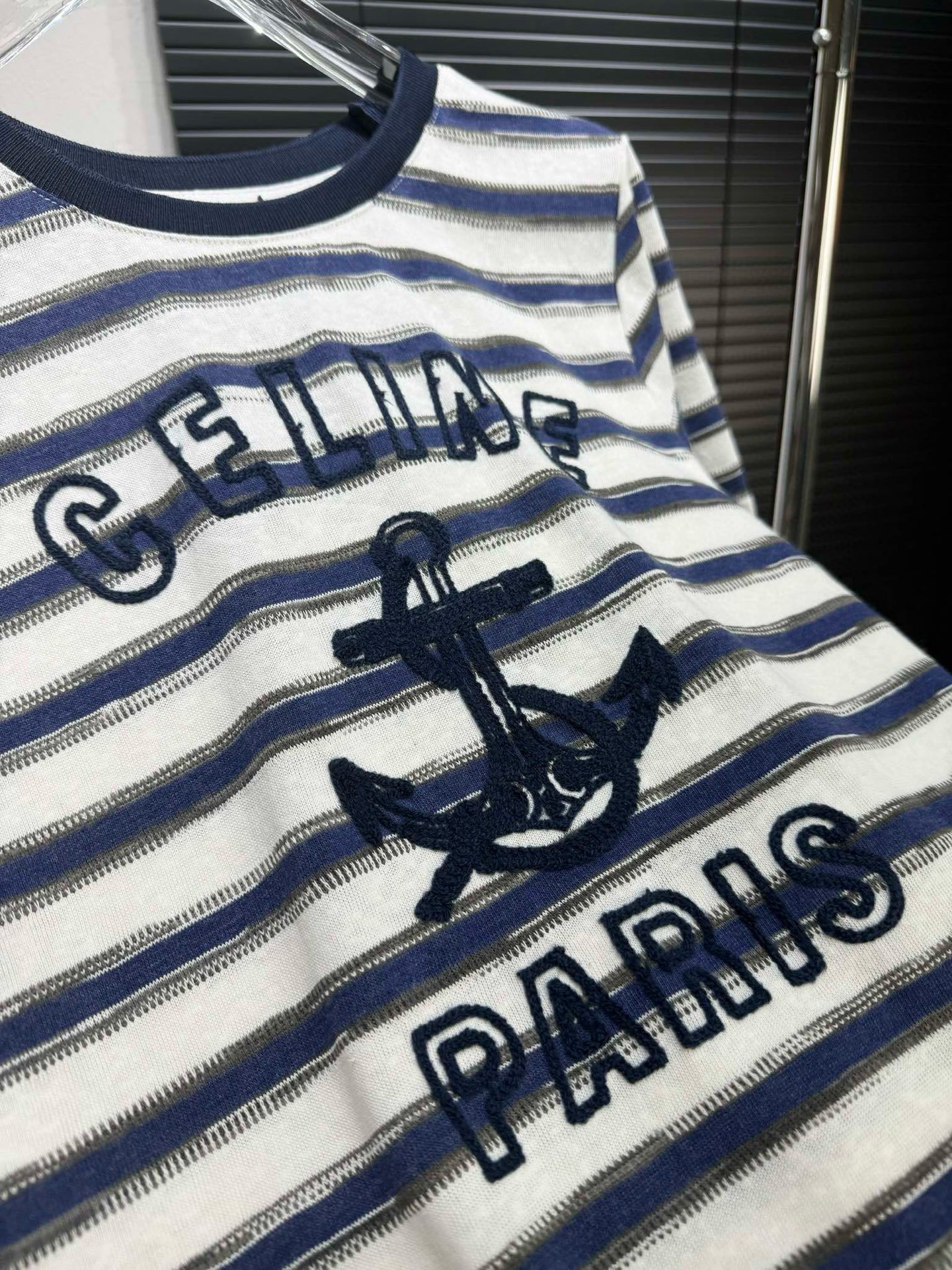 3D hook jacquard T-shirt