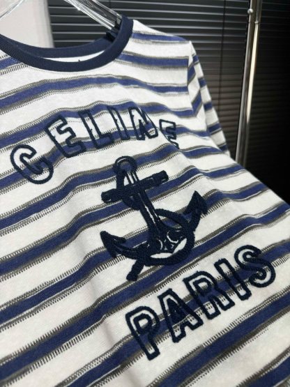 3D hook jacquard T-shirt