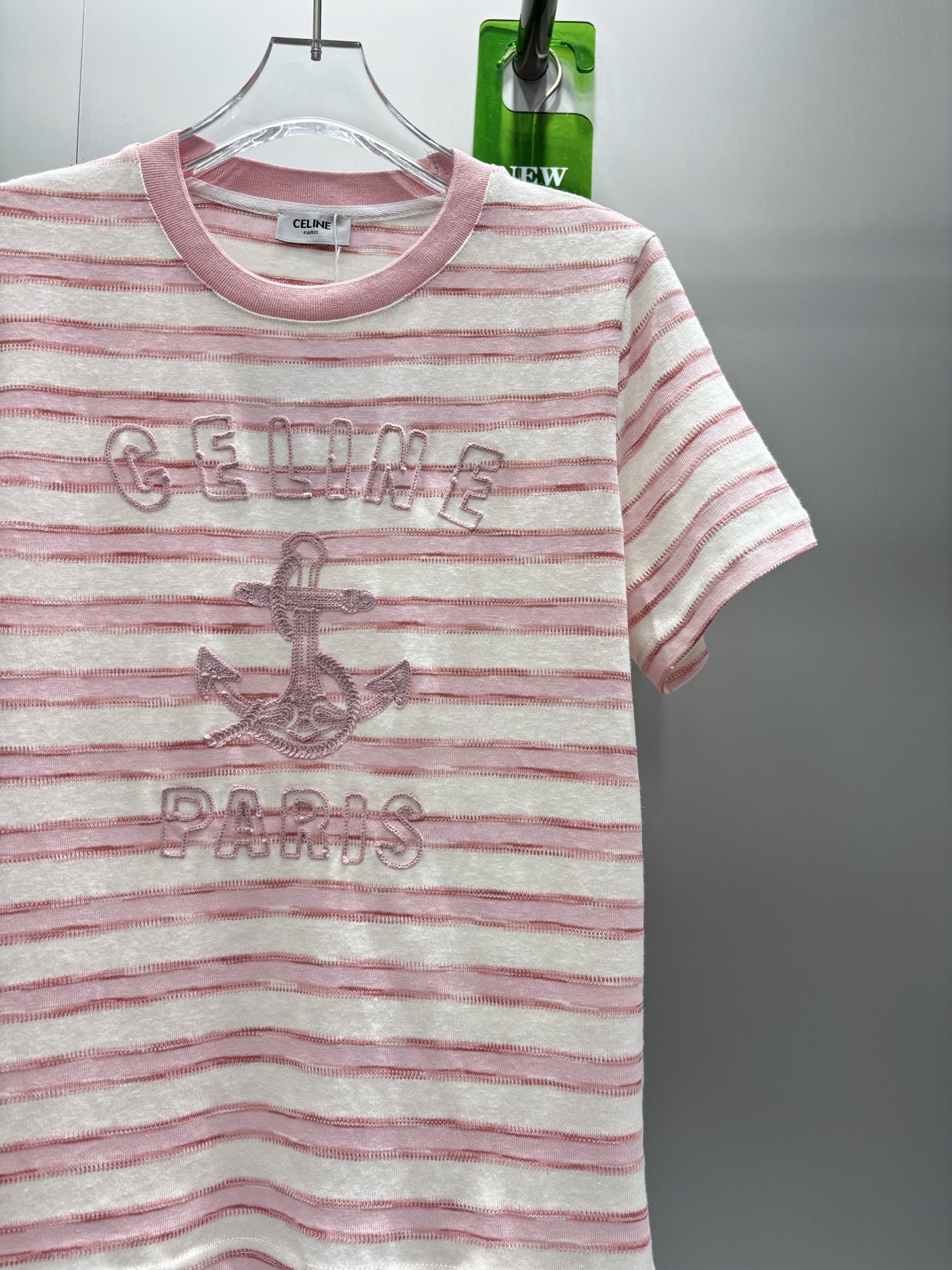 3D hook jacquard T-shirt
