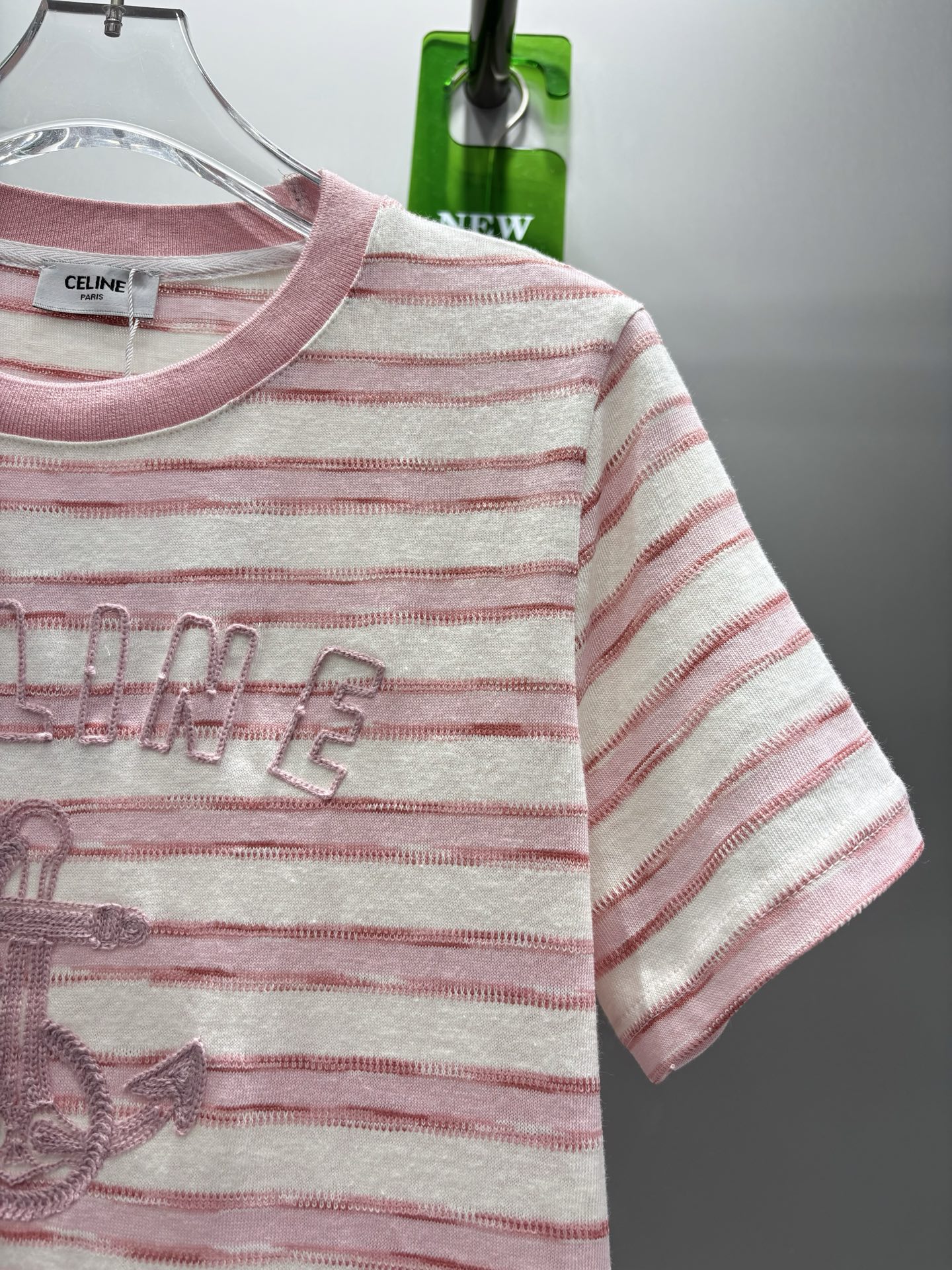 3D hook jacquard T-shirt