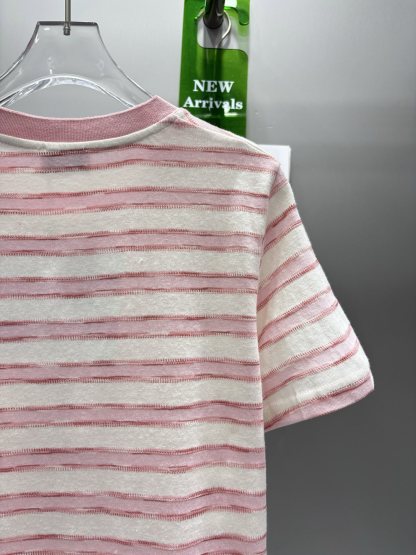 3D hook jacquard T-shirt