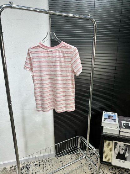 3D hook jacquard T-shirt