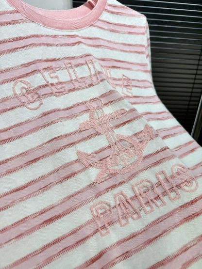 3D hook jacquard T-shirt