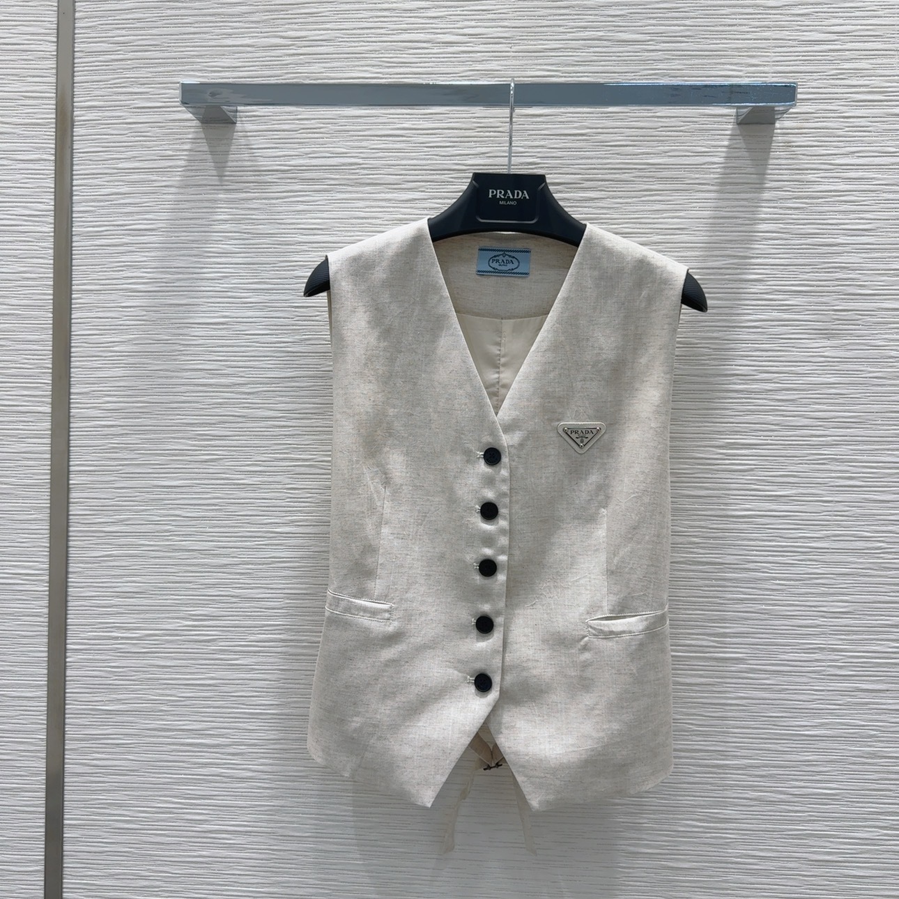 Casual vest shorts set