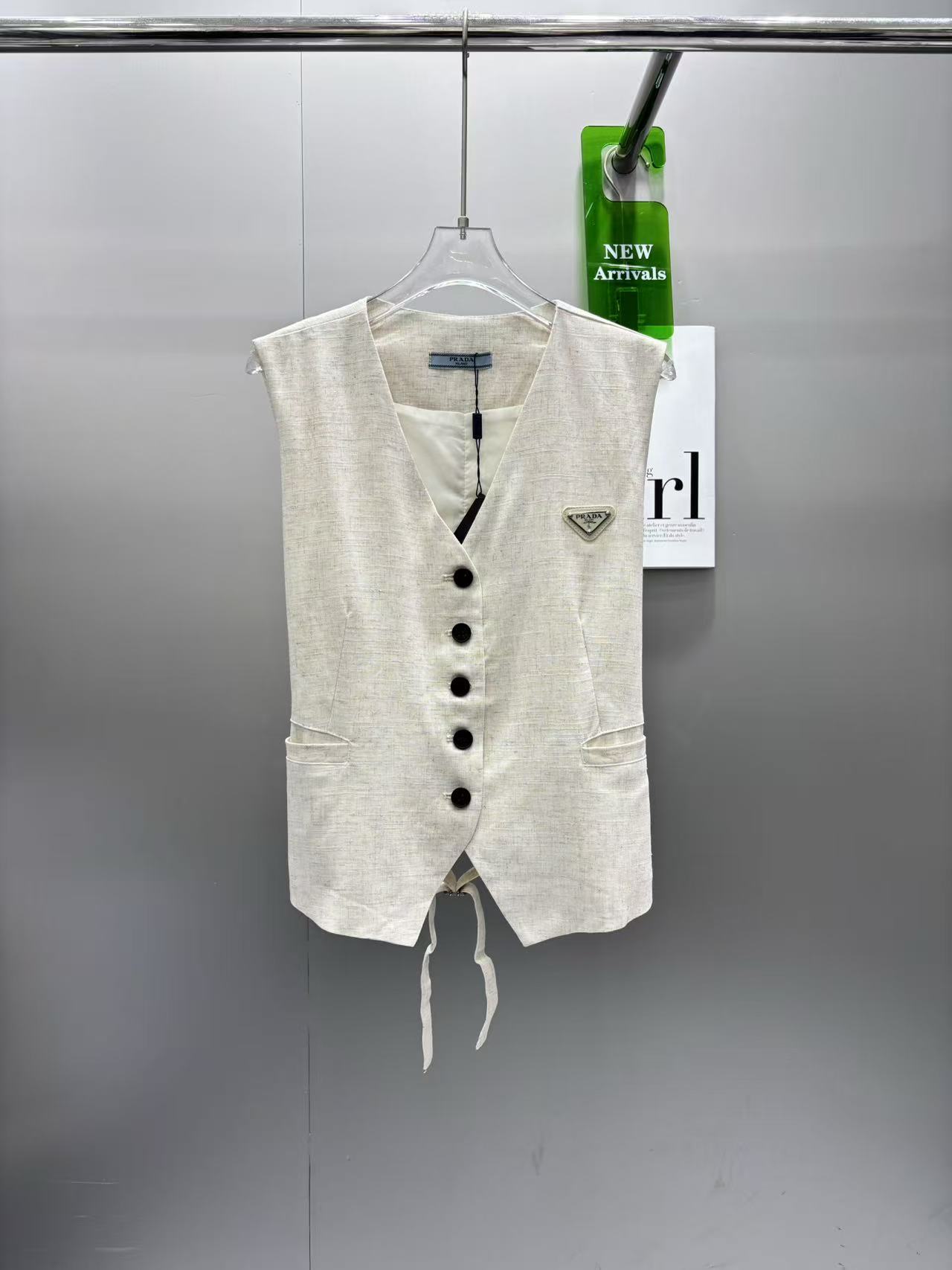 Casual vest shorts set