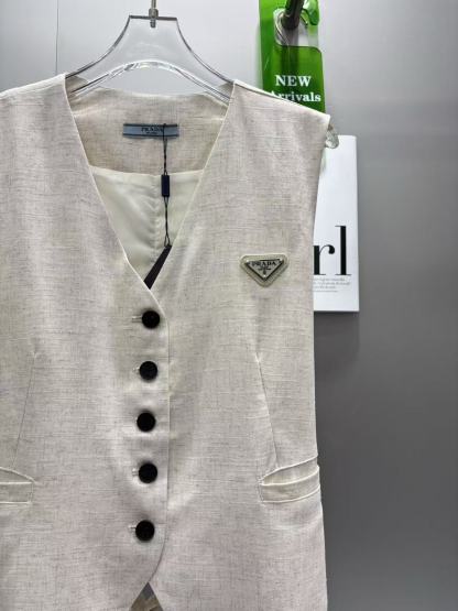 Casual vest shorts set