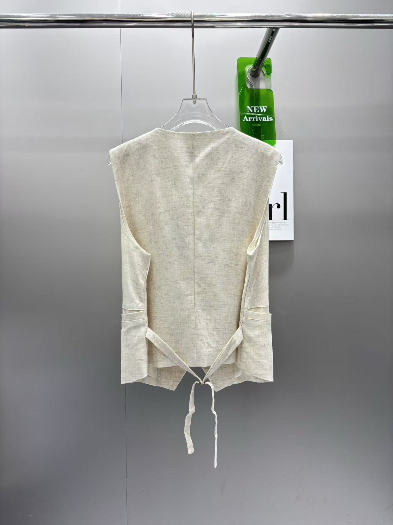 Casual vest shorts set