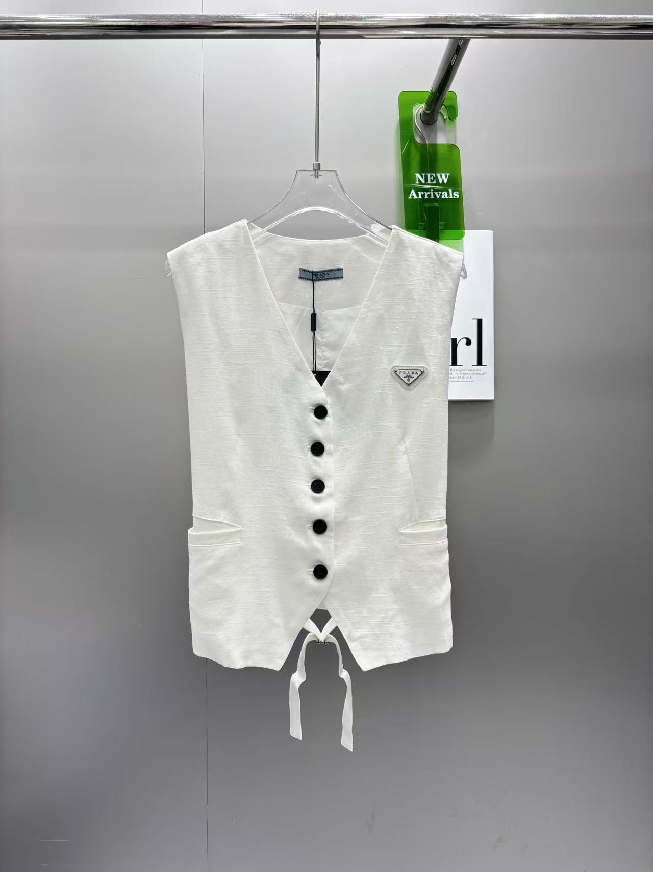 Casual vest shorts set