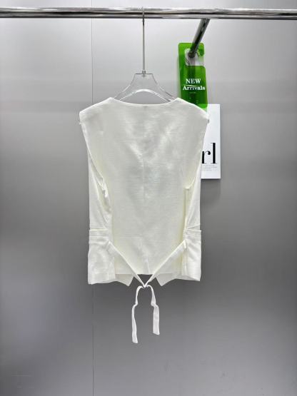 Casual vest shorts set