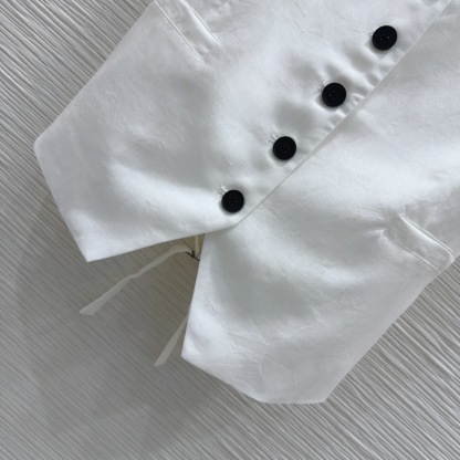 Casual vest shorts set