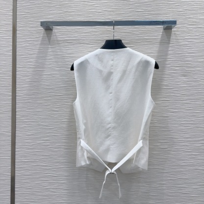 Casual vest shorts set