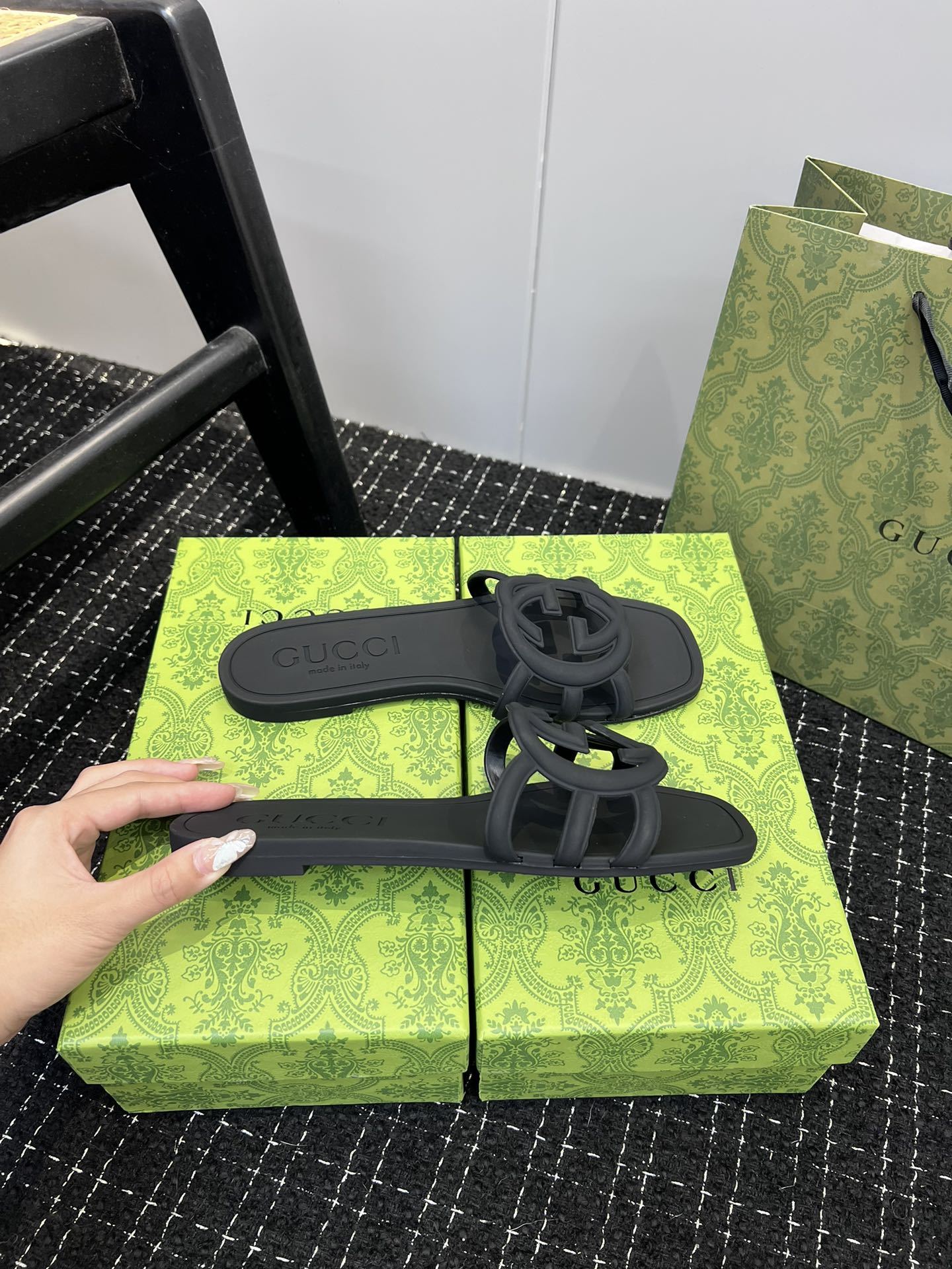 Beach jelly shoes hollow slippers