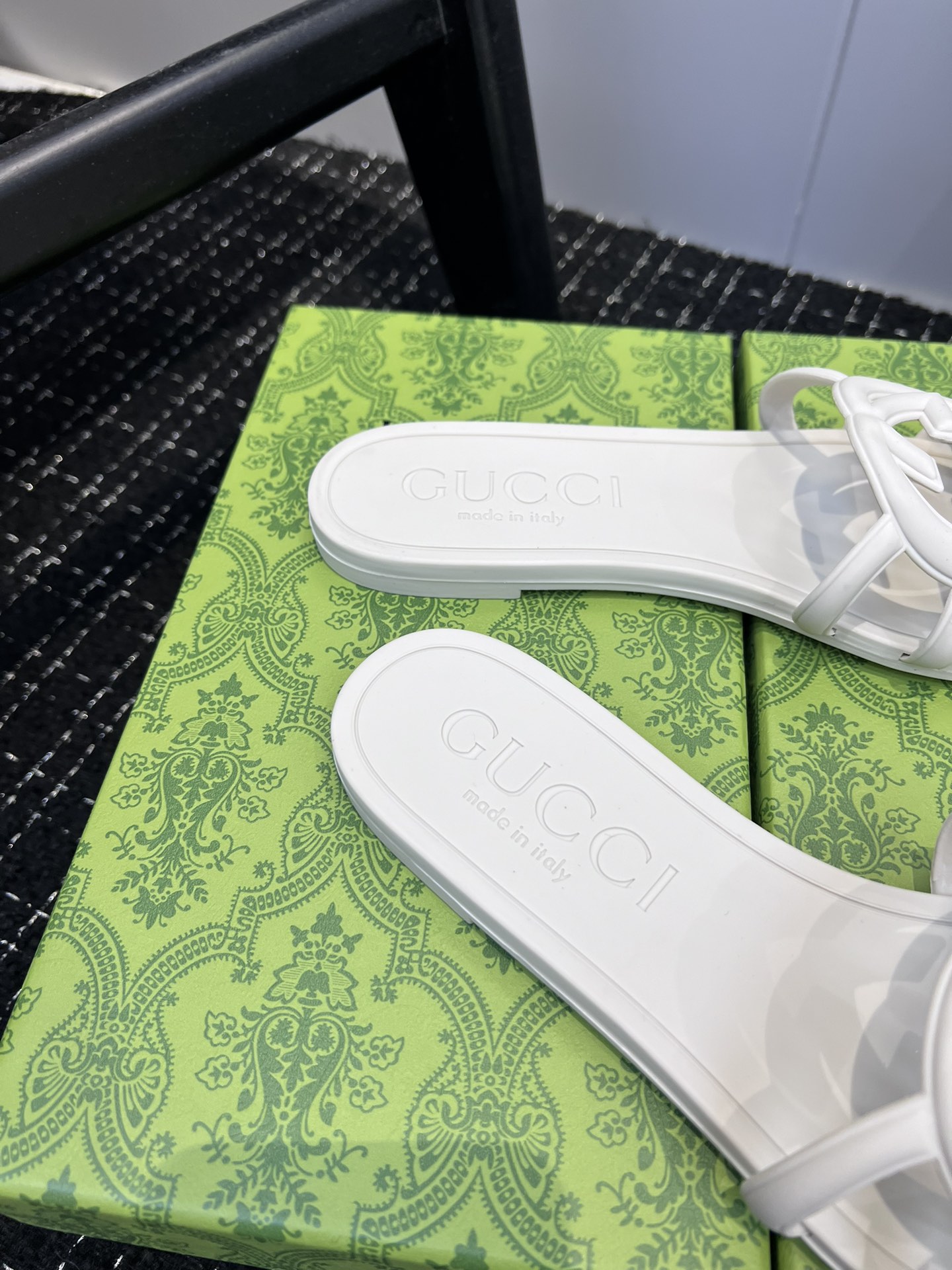 Beach jelly shoes hollow slippers