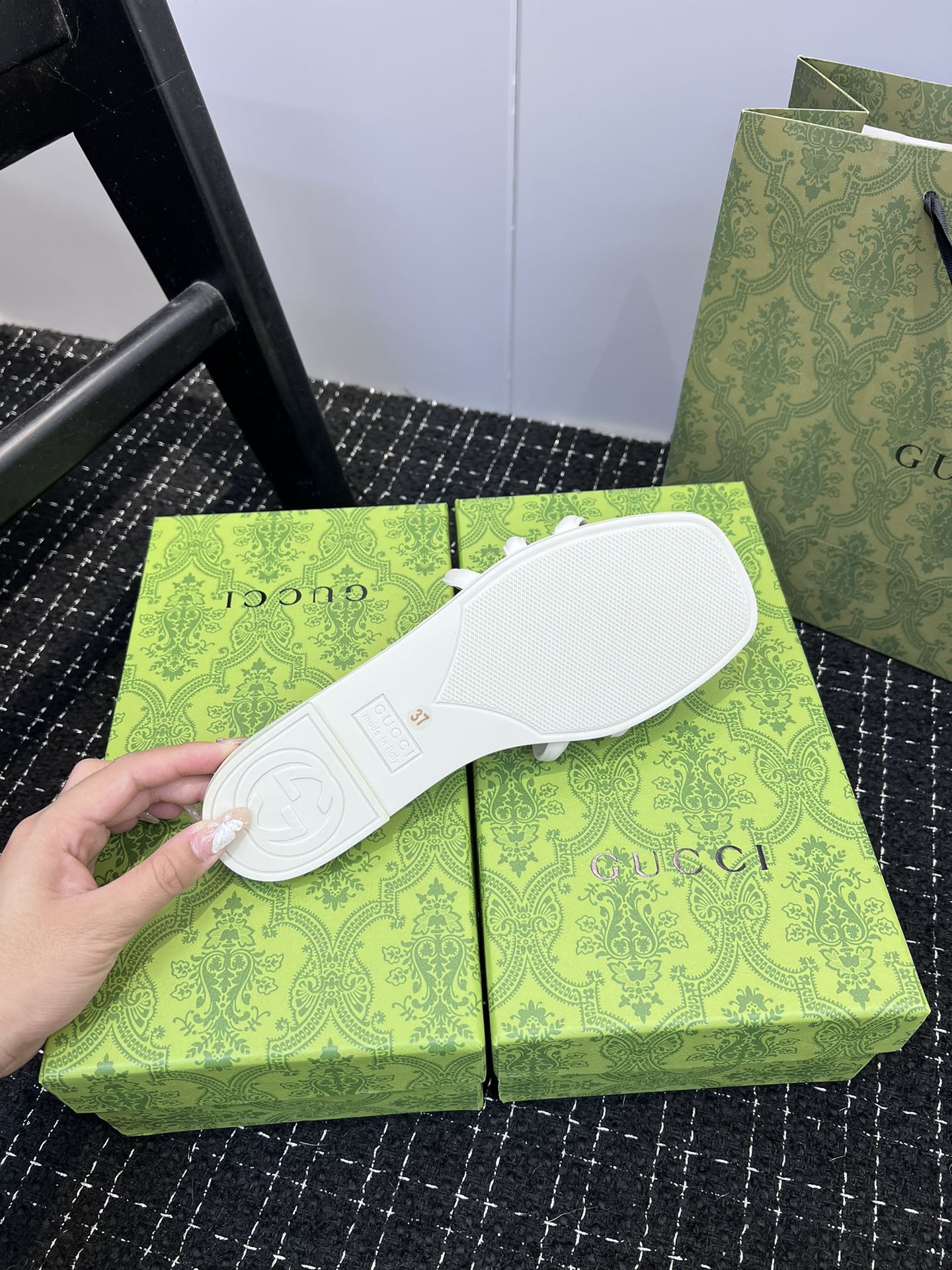 Beach jelly shoes hollow slippers