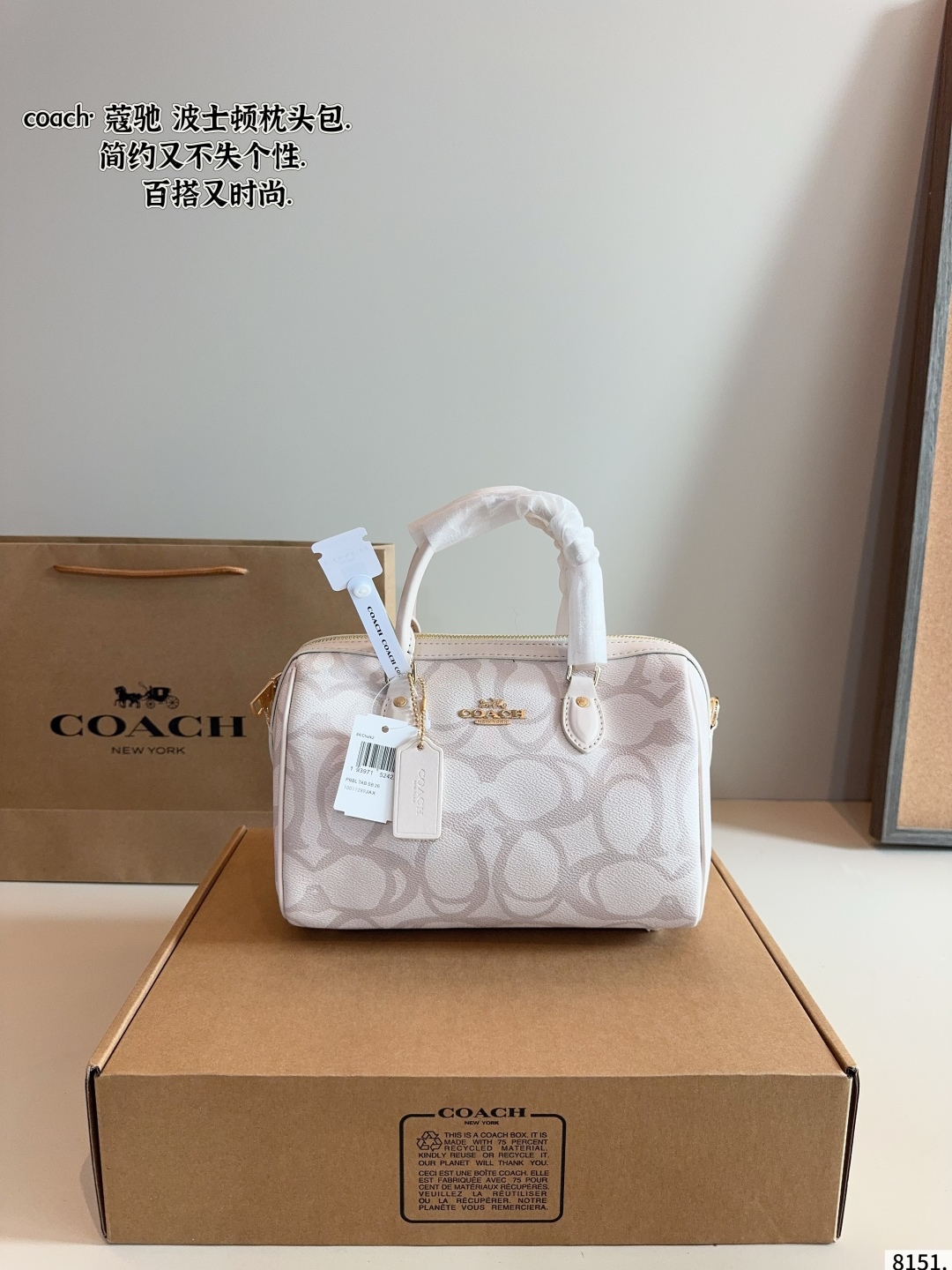 Boston Pillow Bag 25*14*16cm