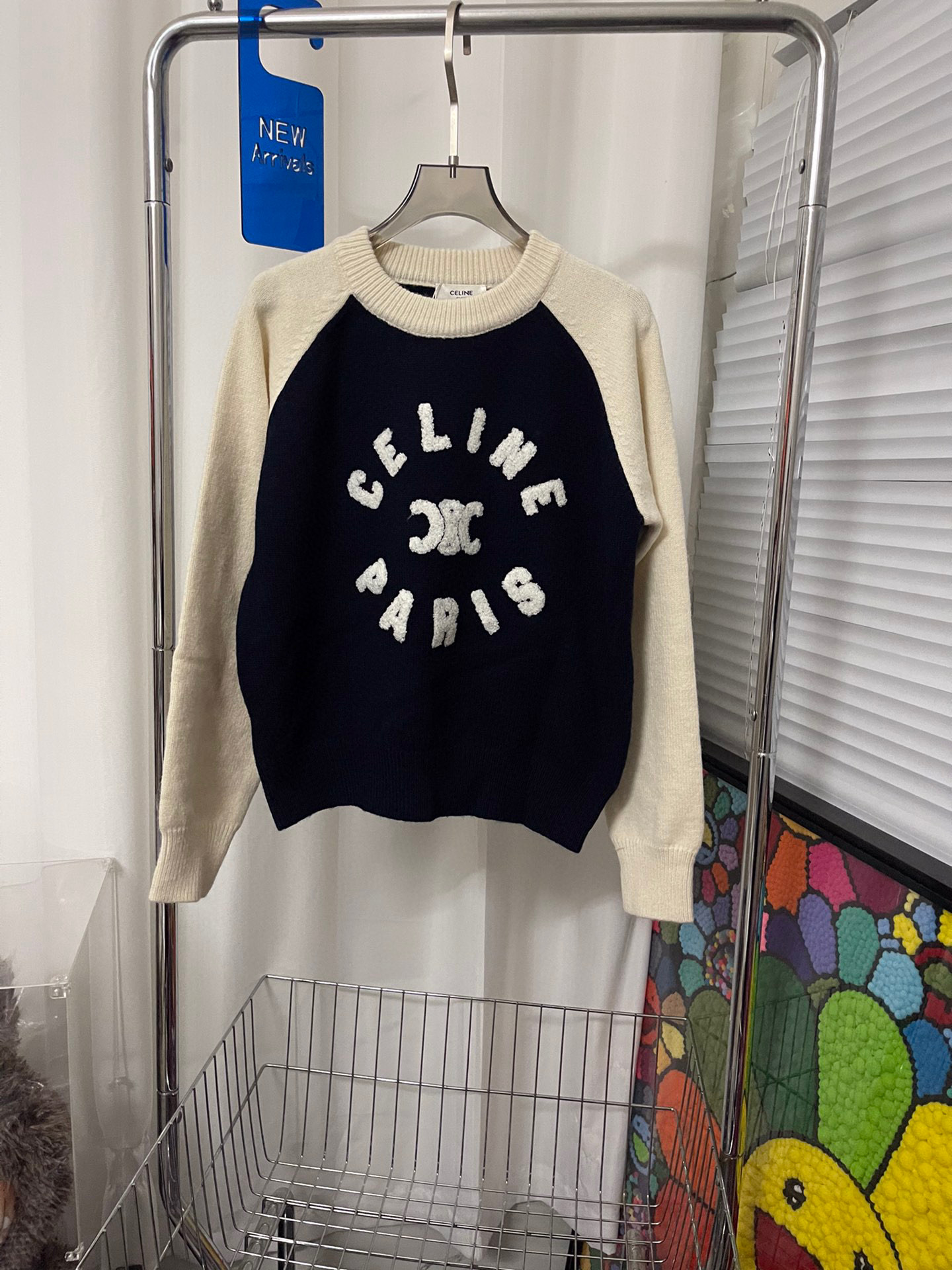 Panda colorblock sweater