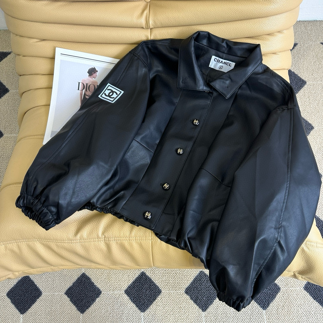 motorcycle silhouette leather jacket