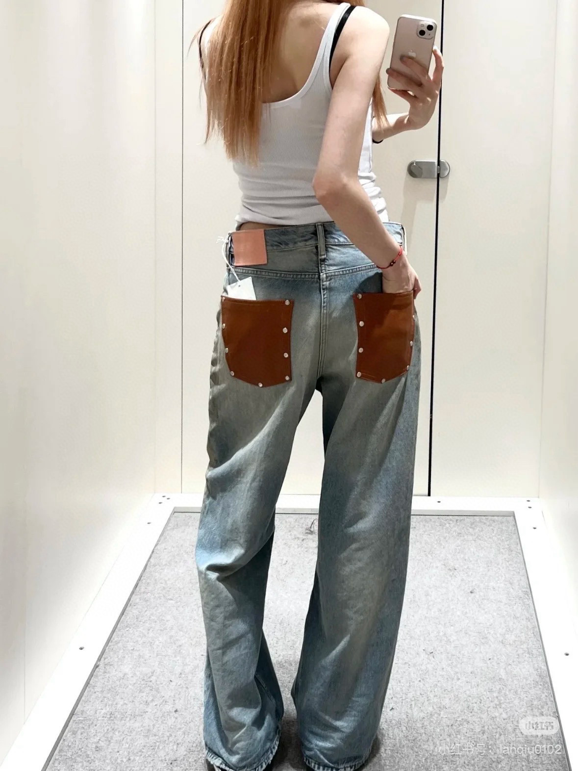 Slightly ripped, mud-dyed, distressed, washed, and dirty pants