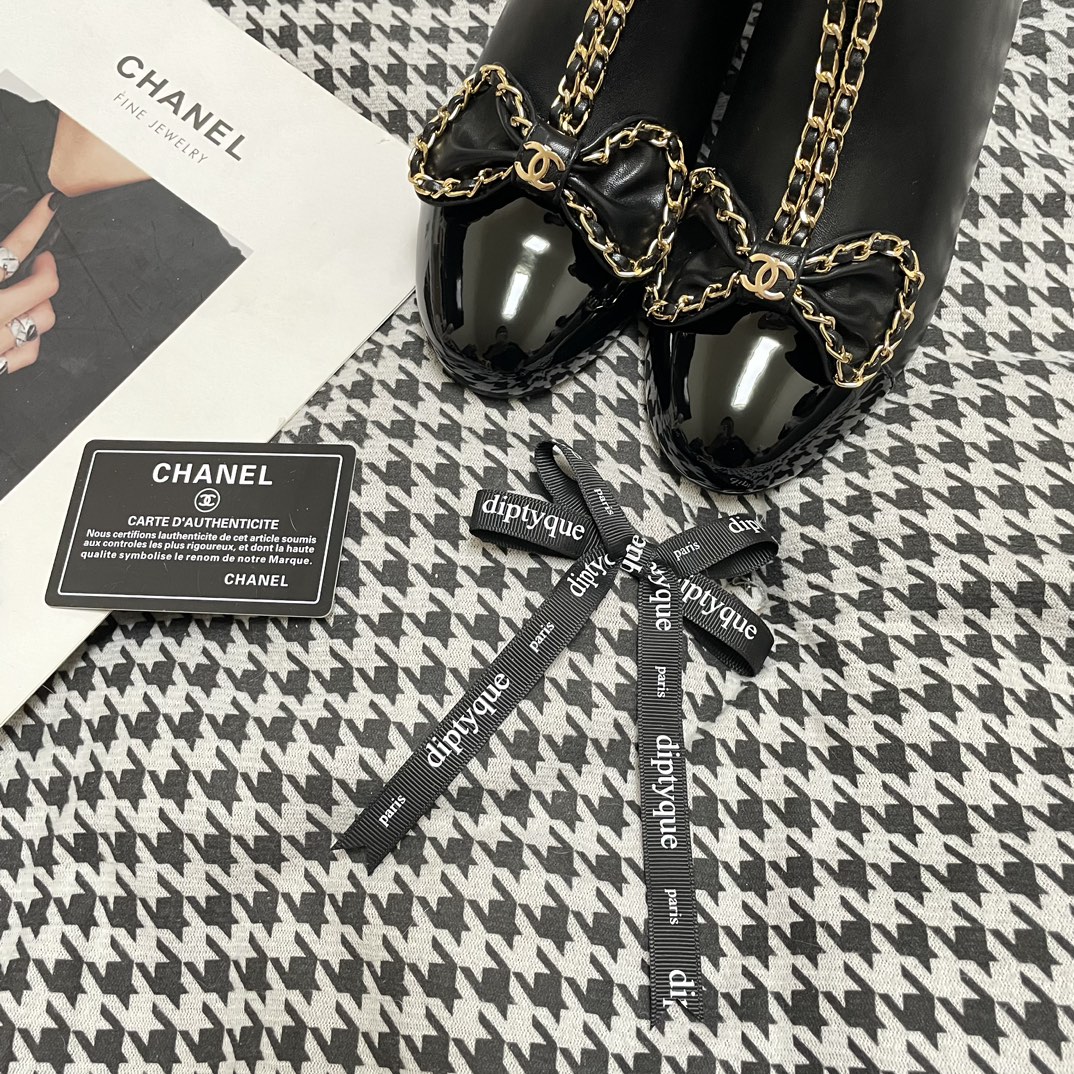 Chain bowknot chunky heel short boots Martin boots