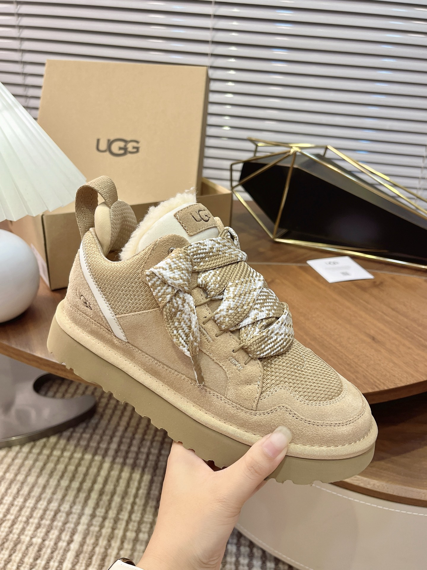 Mel casual shoes fur shoes, snow boots Apricot Size35-45