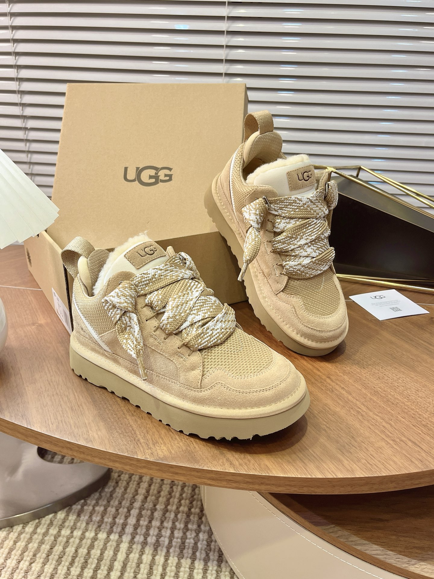 Mel casual shoes fur shoes, snow boots Apricot Size35-45