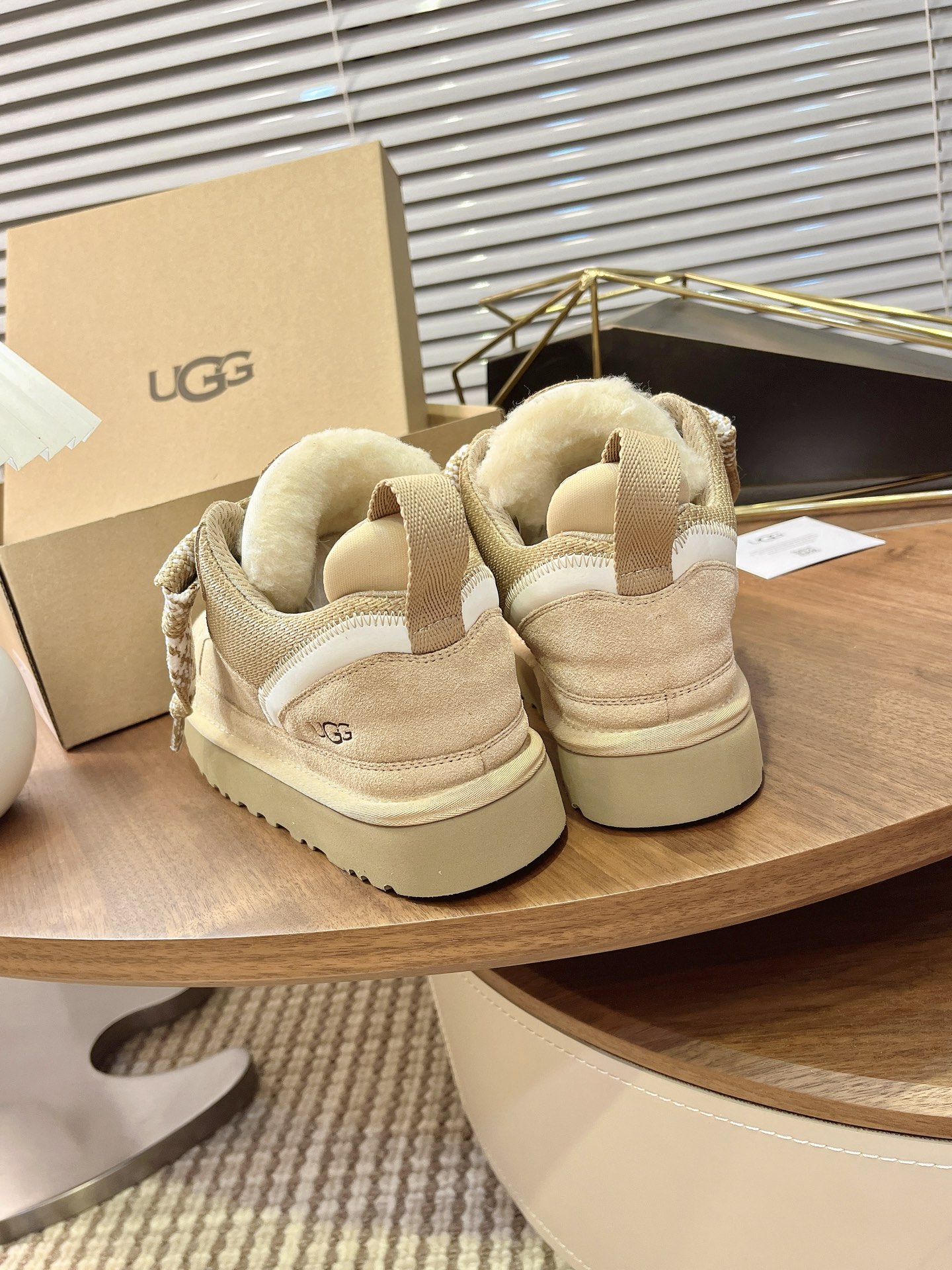 Mel casual shoes fur shoes, snow boots Apricot Size35-45