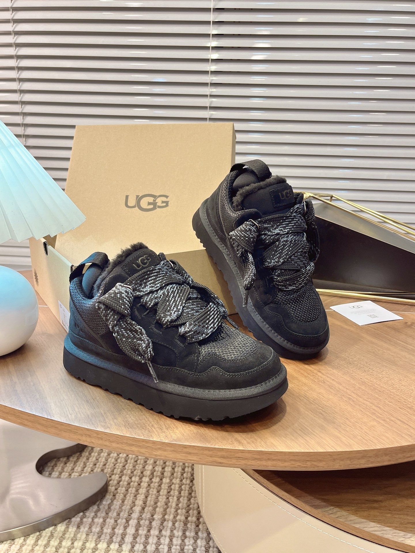 Mel casual shoes fur shoes, snow boots Black Size35-45