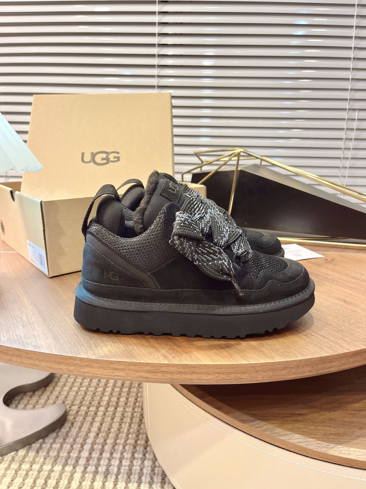 Mel casual shoes fur shoes, snow boots Black Size35-45