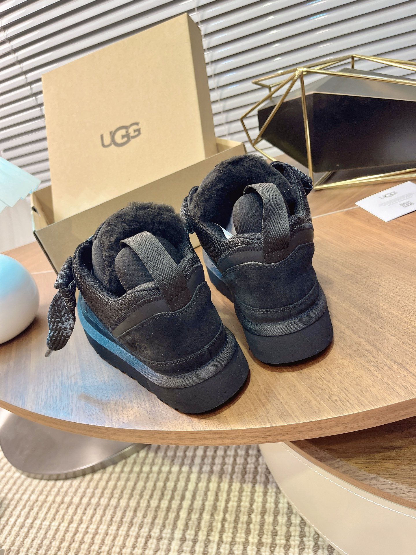 Mel casual shoes fur shoes, snow boots Black Size35-45