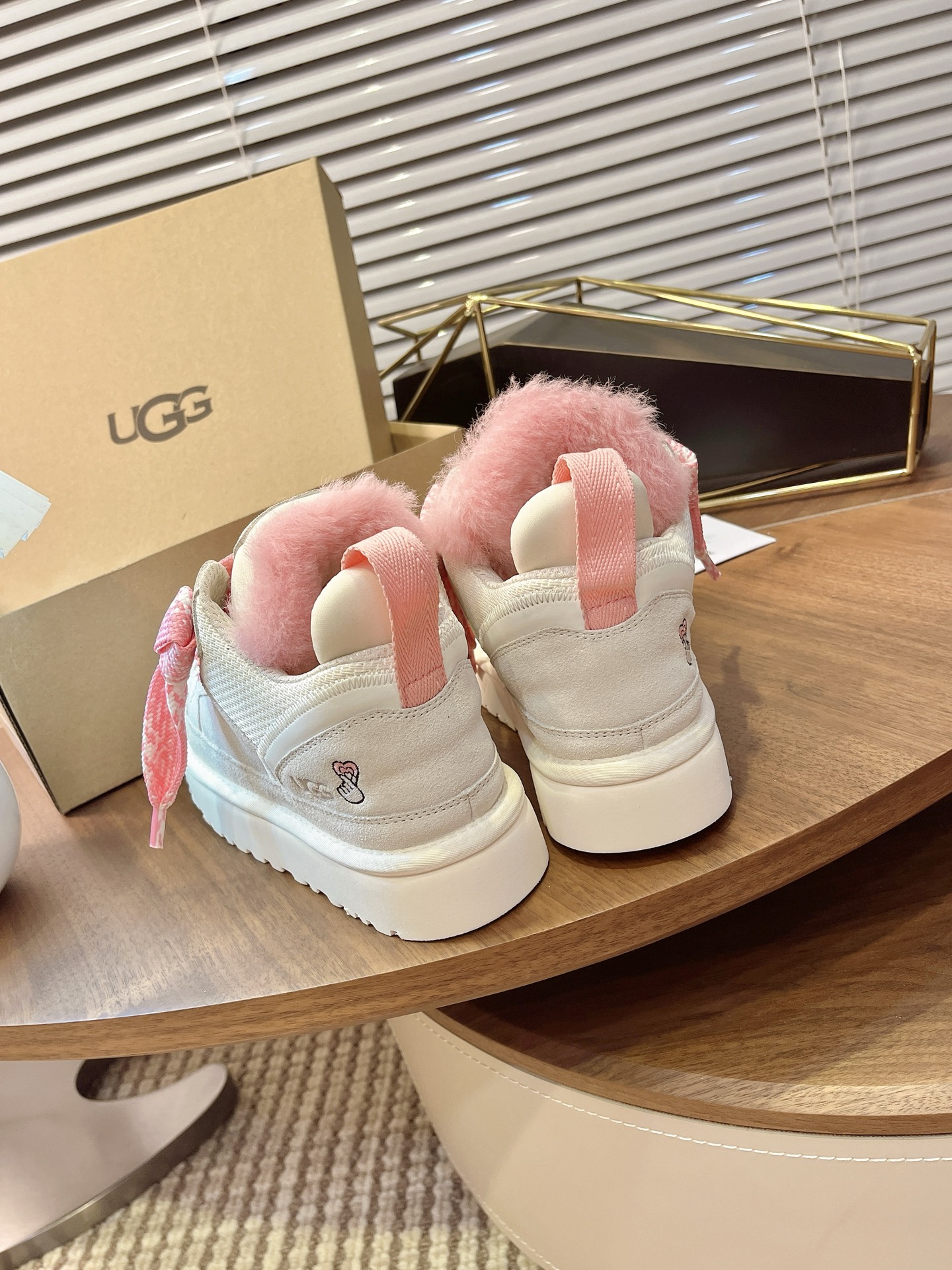 Mel casual shoes fur shoes, snow boots Pink Size35-45