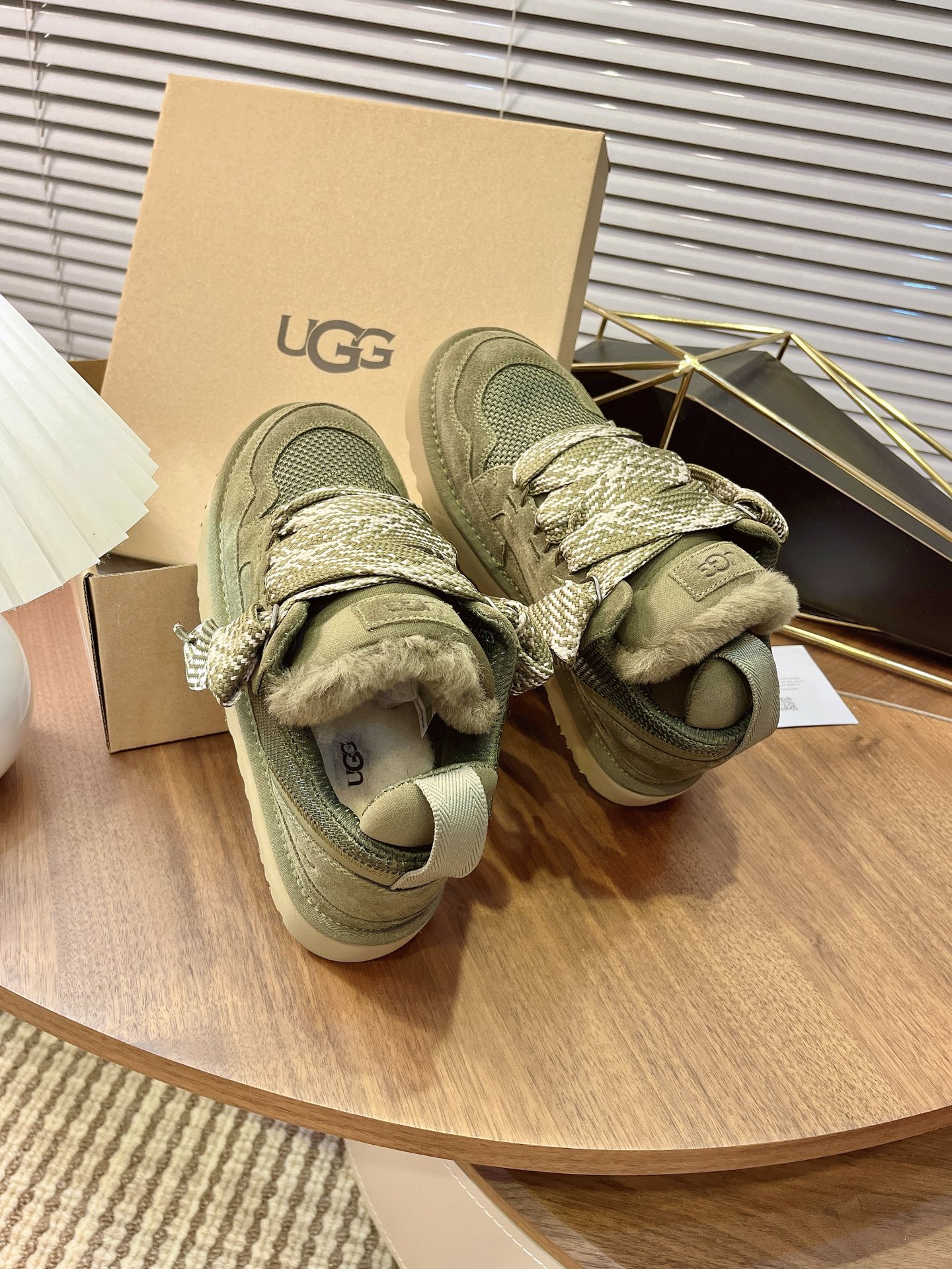 Mel casual shoes fur shoes, snow boots Green Size35-45