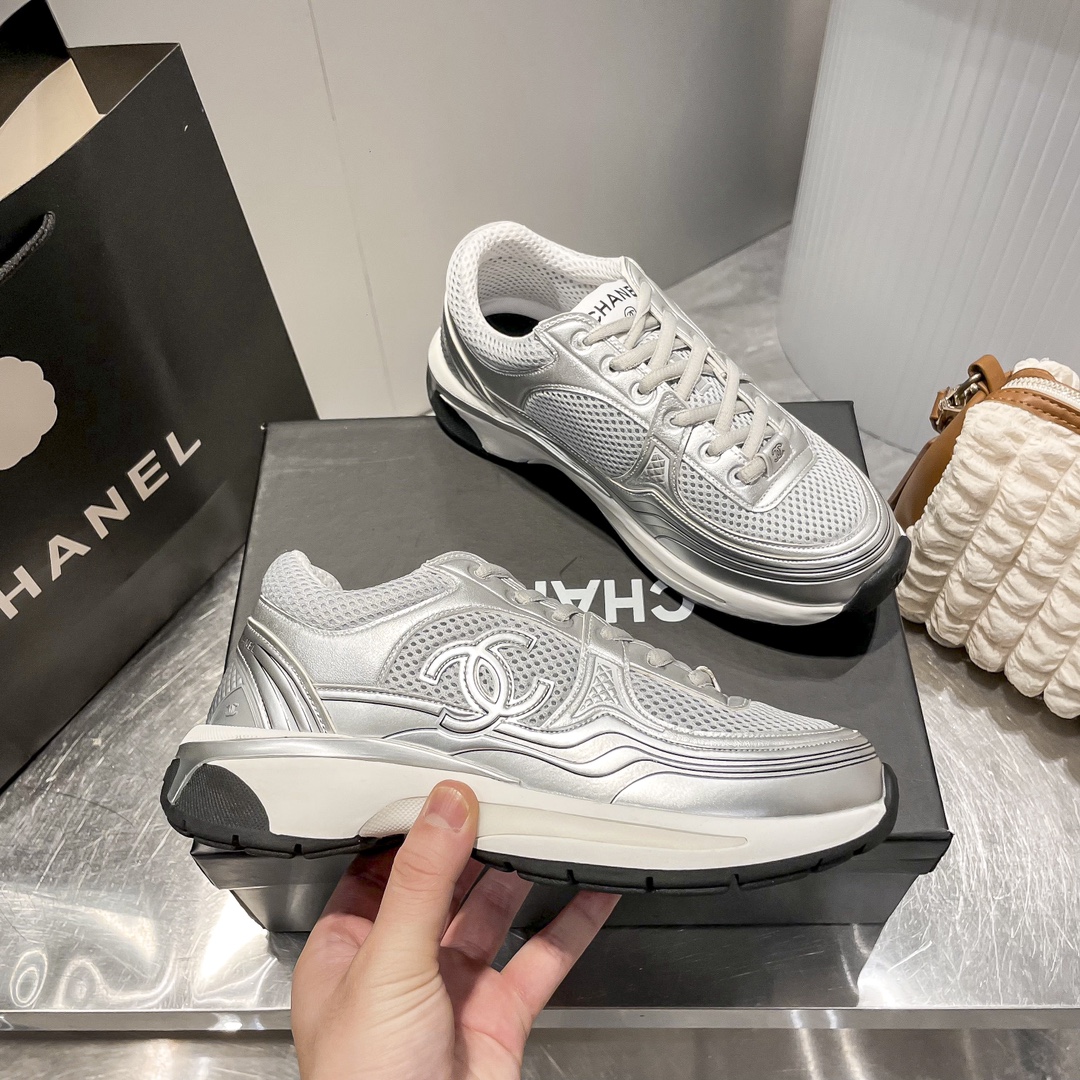 Silver Horn Sneakers
