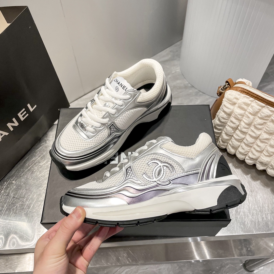 Silver Horn Sneakers